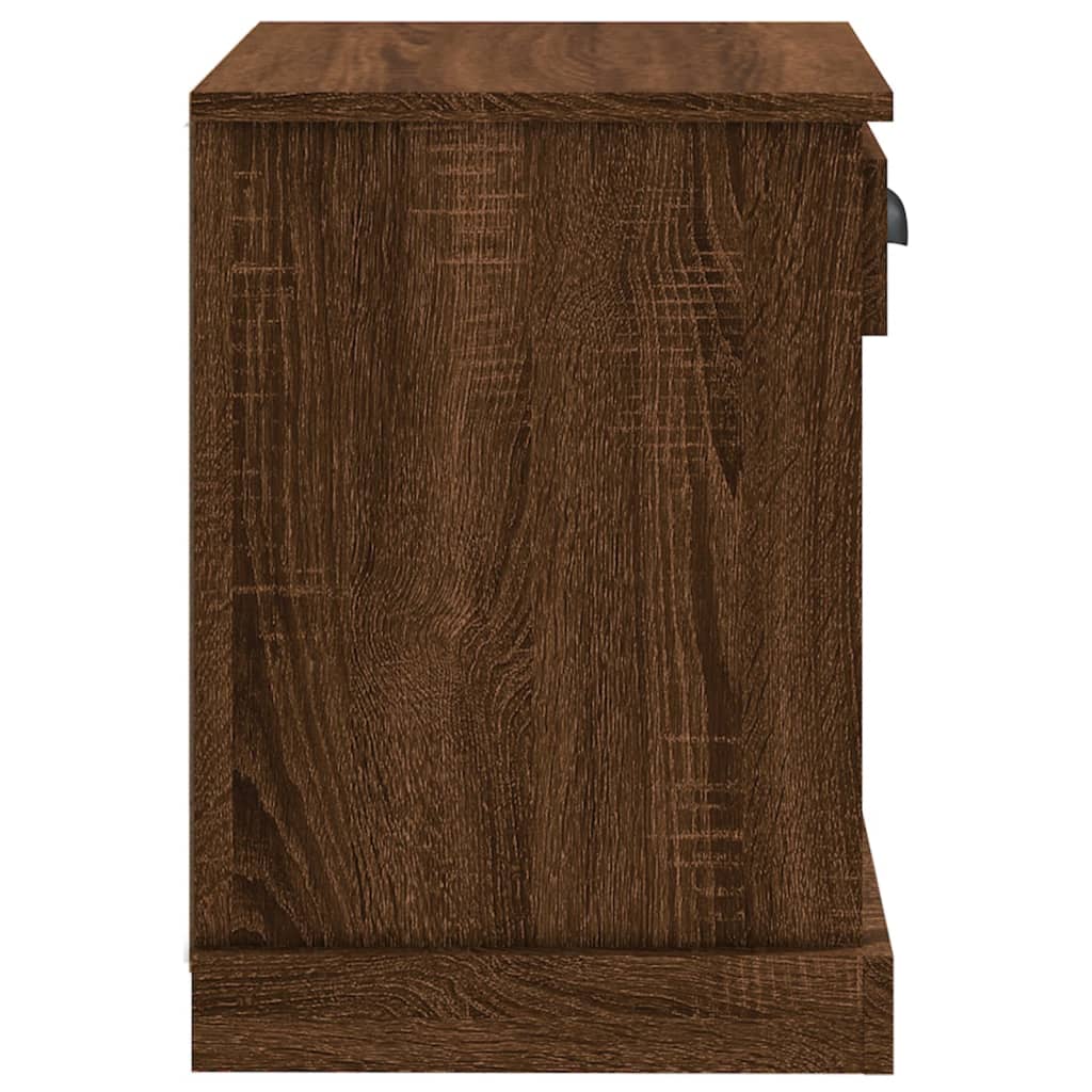 vidaXL Κομοδίνο Καφέ Δρυς 43x36x50 εκ.