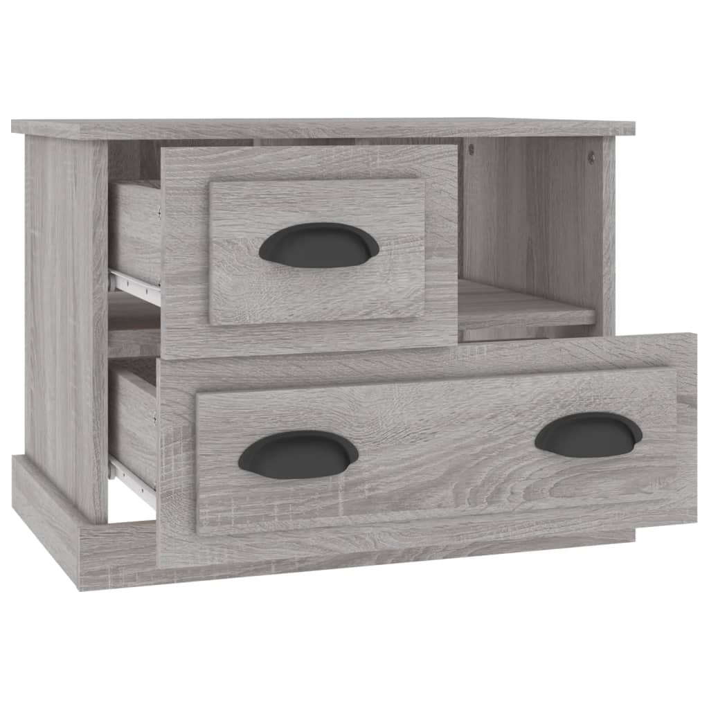 vidaXL Κομοδίνο Γκρι Sonoma 60x39x45 εκ.