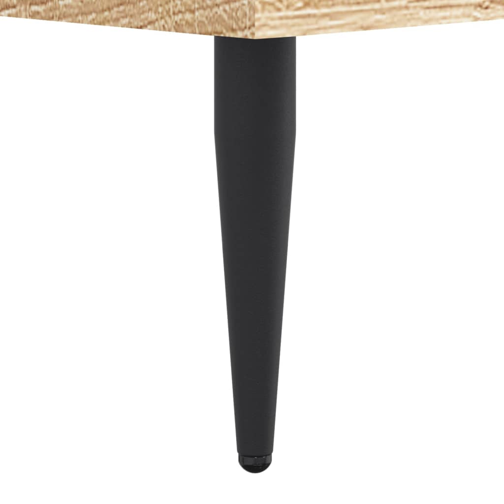 vidaXL Πλαίσιο Κρεβατιού Χωρ. Στρώμα Sonoma Δρυς 100x200εκ Επ. Ξύλο