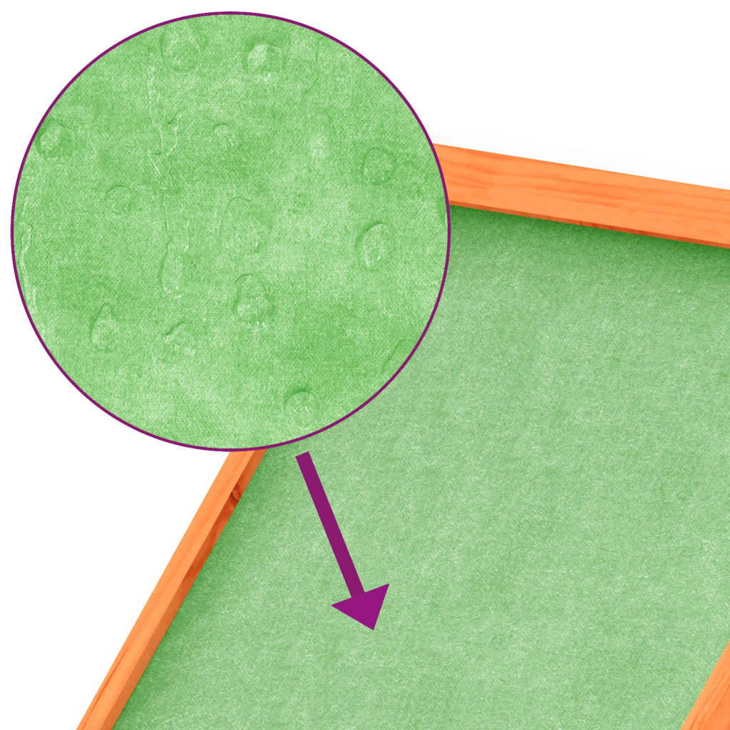 vidaXL Κλουβί Κουνελιών Καφέ 170 x 63 x 113 εκ. Μασίφ Ξύλο Πεύκου