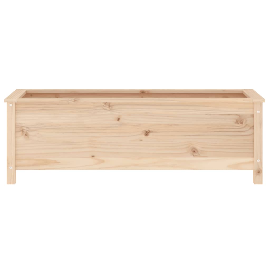 vidaXL Ζαρντινιέρα Υπερυψωμένη 119,5x40x39 εκ. από Μασίφ Ξύλο Πεύκου