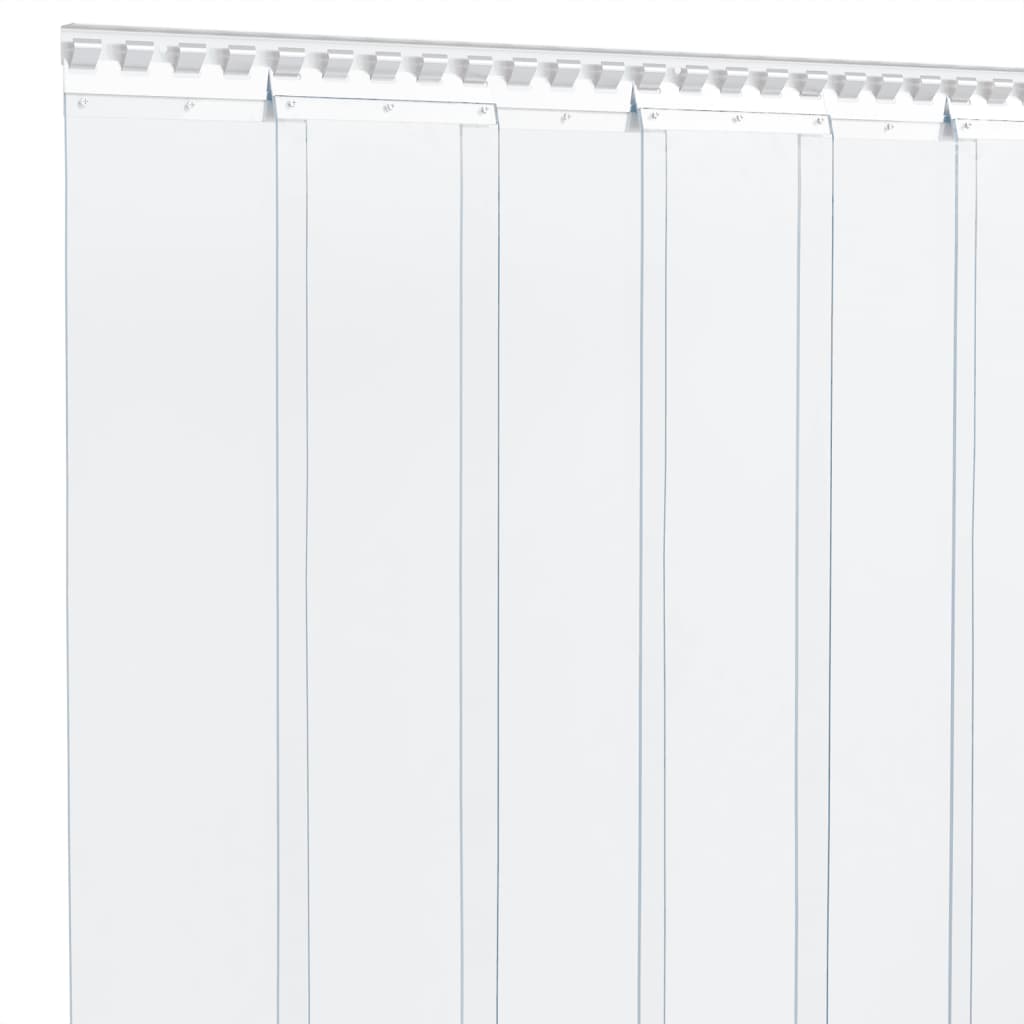 vidaXL Λωριδοκουρτίνα Διαφανής 50 μ. 200 χιλ. x 1,6 χιλ. από PVC