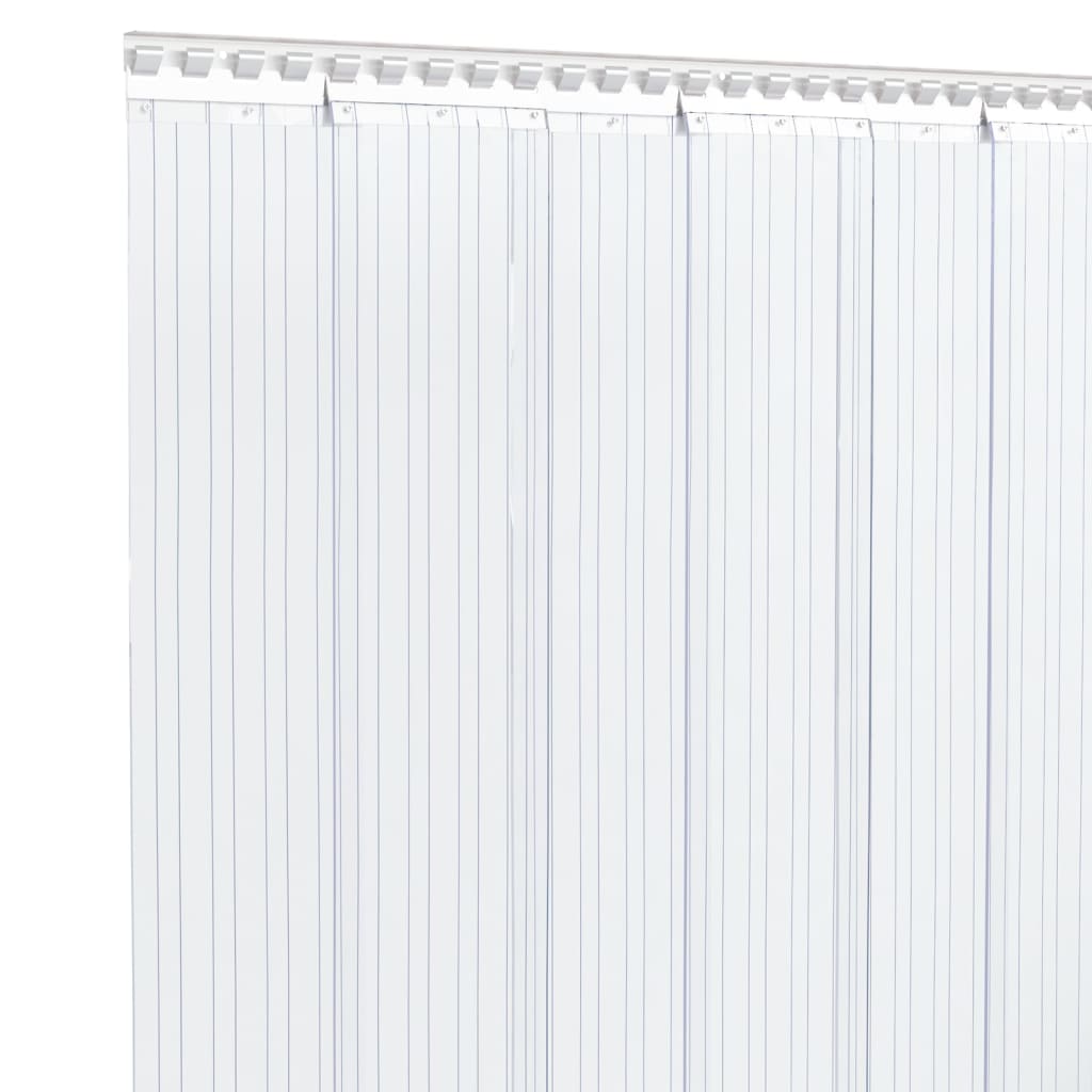 vidaXL Λωριδοκουρτίνα Διαφανής 50 μ. 200 χιλ. x 1,6 χιλ. από PVC