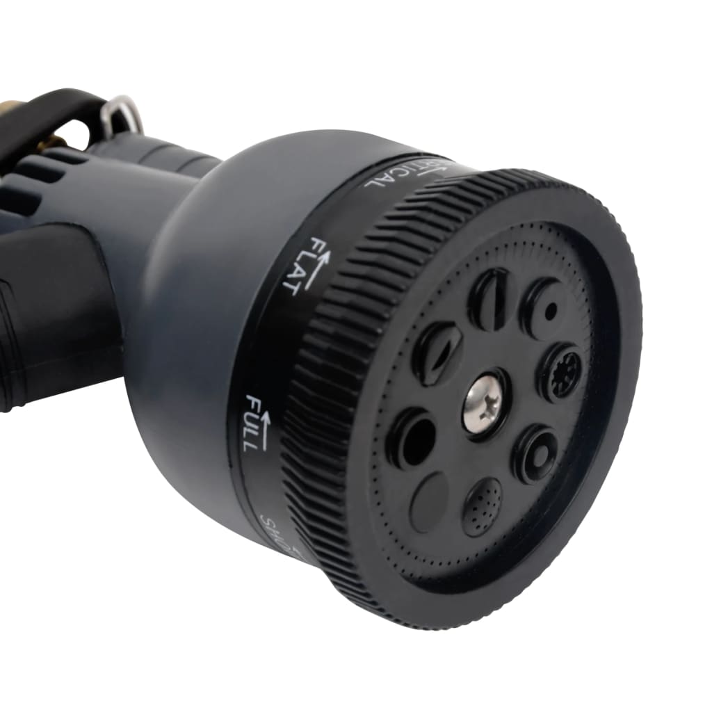 vidaXL Λάστιχο Κήπου Ακροφύσιο Ψεκασμού Ασημί 30μ./0,6" Ανοξ. Ατσάλι