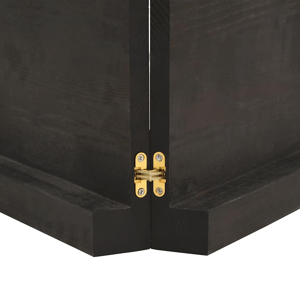 vidaXL Πάγκος Μπάνιου Σκούρο Καφέ 160x40x(2-6) εκ. Επεξεργ. Μασίφ Ξύλο