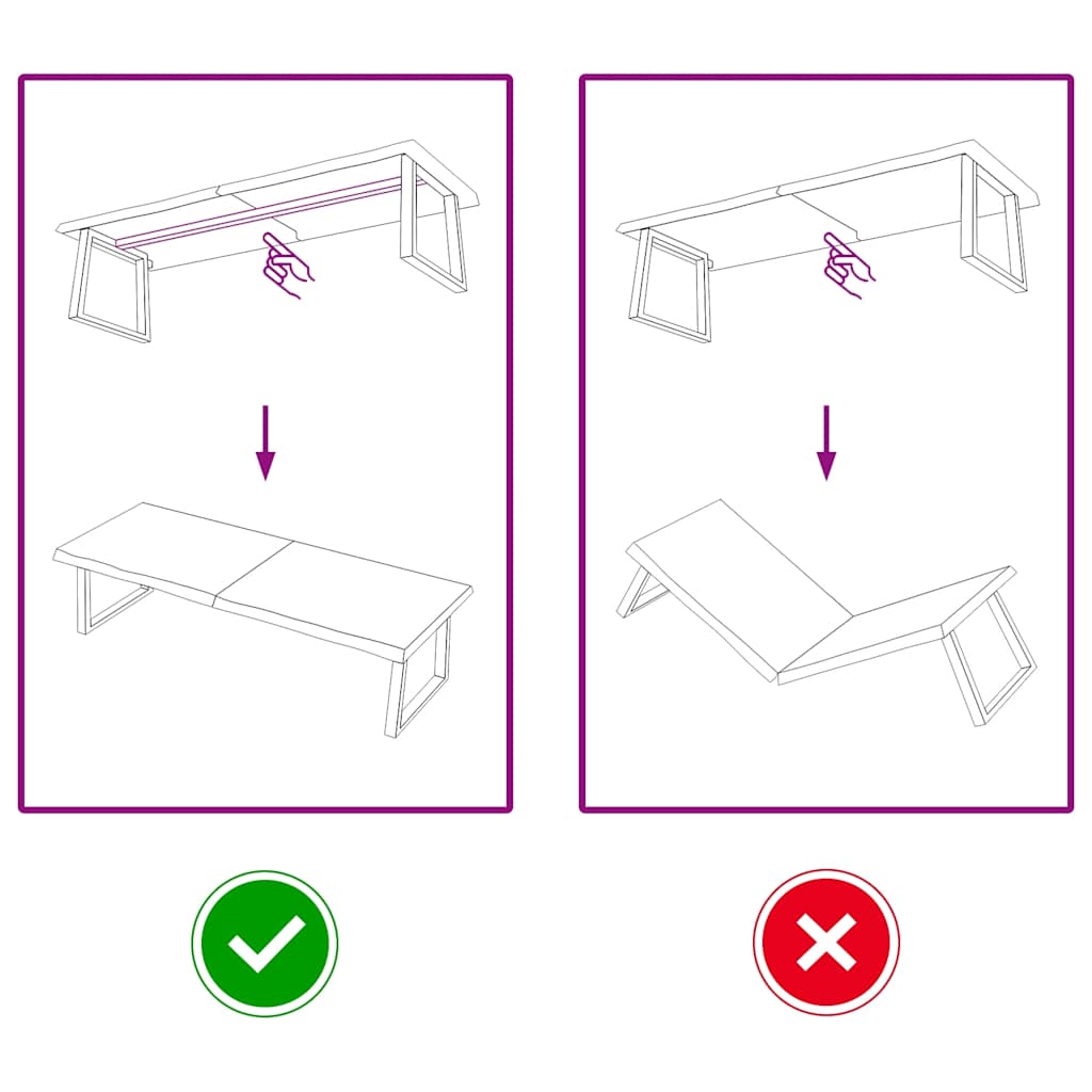 vidaXL Πάγκος Μπάνιου Σκούρο Καφέ 160x60x(2-4) εκ. Επεξεργ. Μασίφ Ξύλο