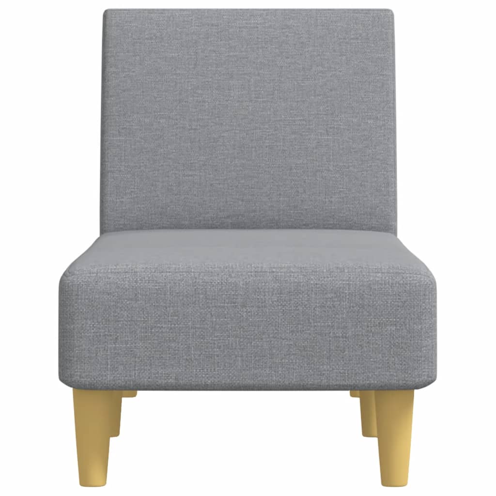 vidaXL Ανάκλιντρο Ανοιχτό Γκρι Υφασμάτινο