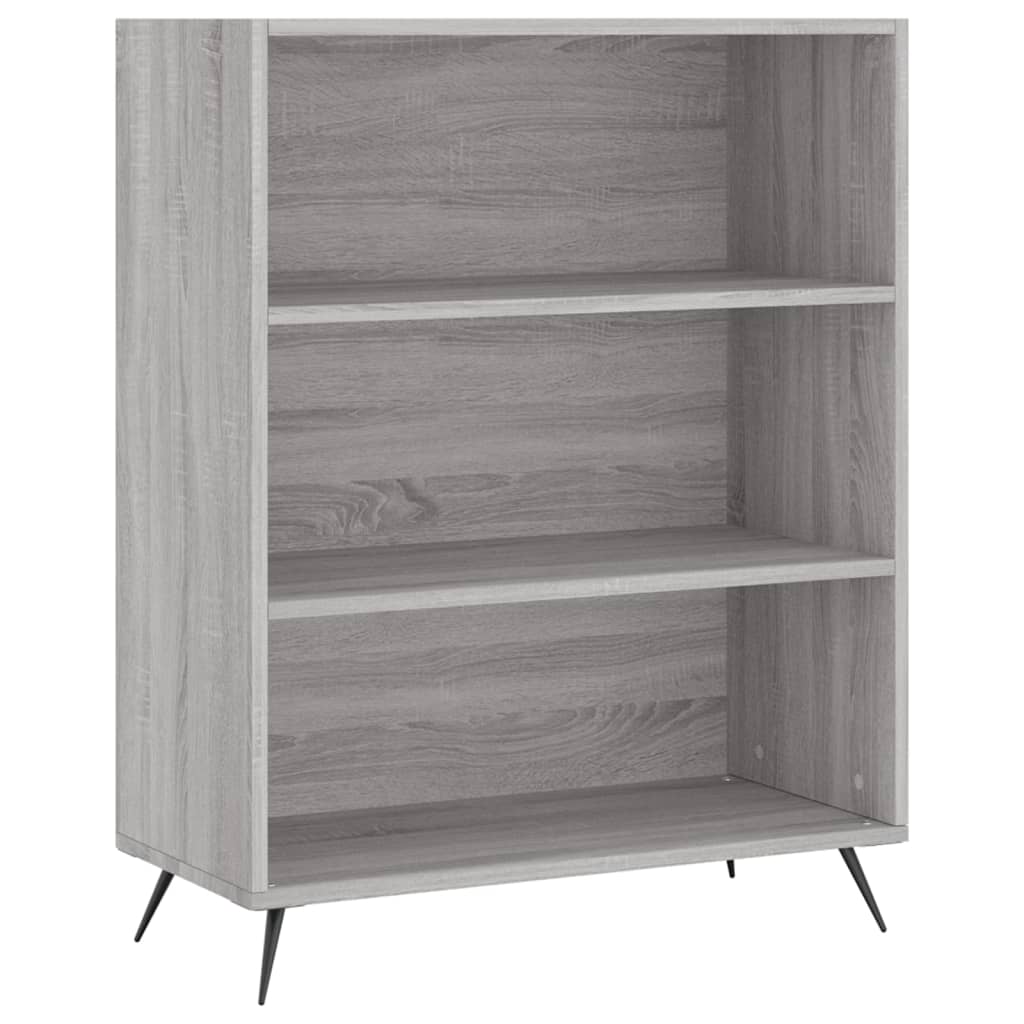 vidaXL Βιβλιοθήκη Γκρι sonoma 69,5 x 32,5 x 90 εκ. από Επεξεργ. Ξύλο