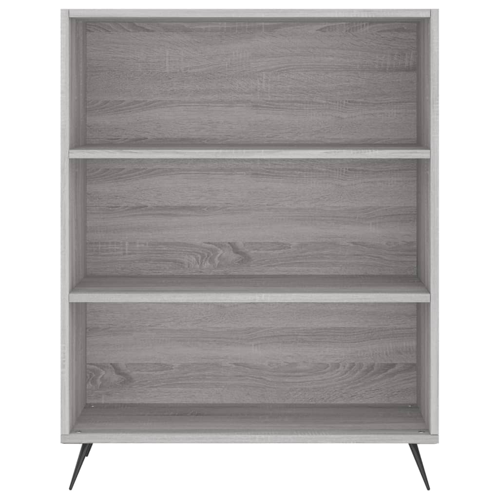 vidaXL Βιβλιοθήκη Γκρι sonoma 69,5 x 32,5 x 90 εκ. από Επεξεργ. Ξύλο