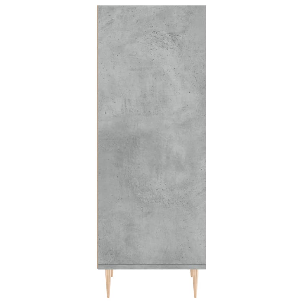 vidaXL Ντουλάπι Γκρι Σκυροδέματος 34,5x32,5x90 εκ. Επεξεργασμένο Ξύλο