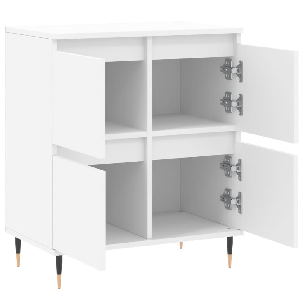 vidaXL Συρταριέρα Λευκή 60 x 35 x 70 εκ. από Επεξεργασμένο Ξύλο