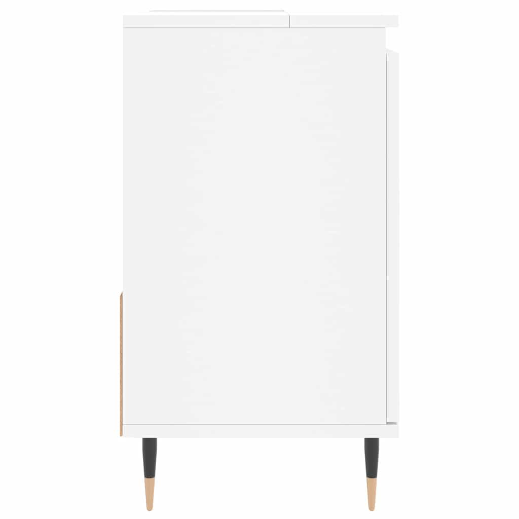 vidaXL Ντουλάπι Μπάνιου Λευκό 65 x 33 x 60 εκ. από Επεξεργασμένο Ξύλο