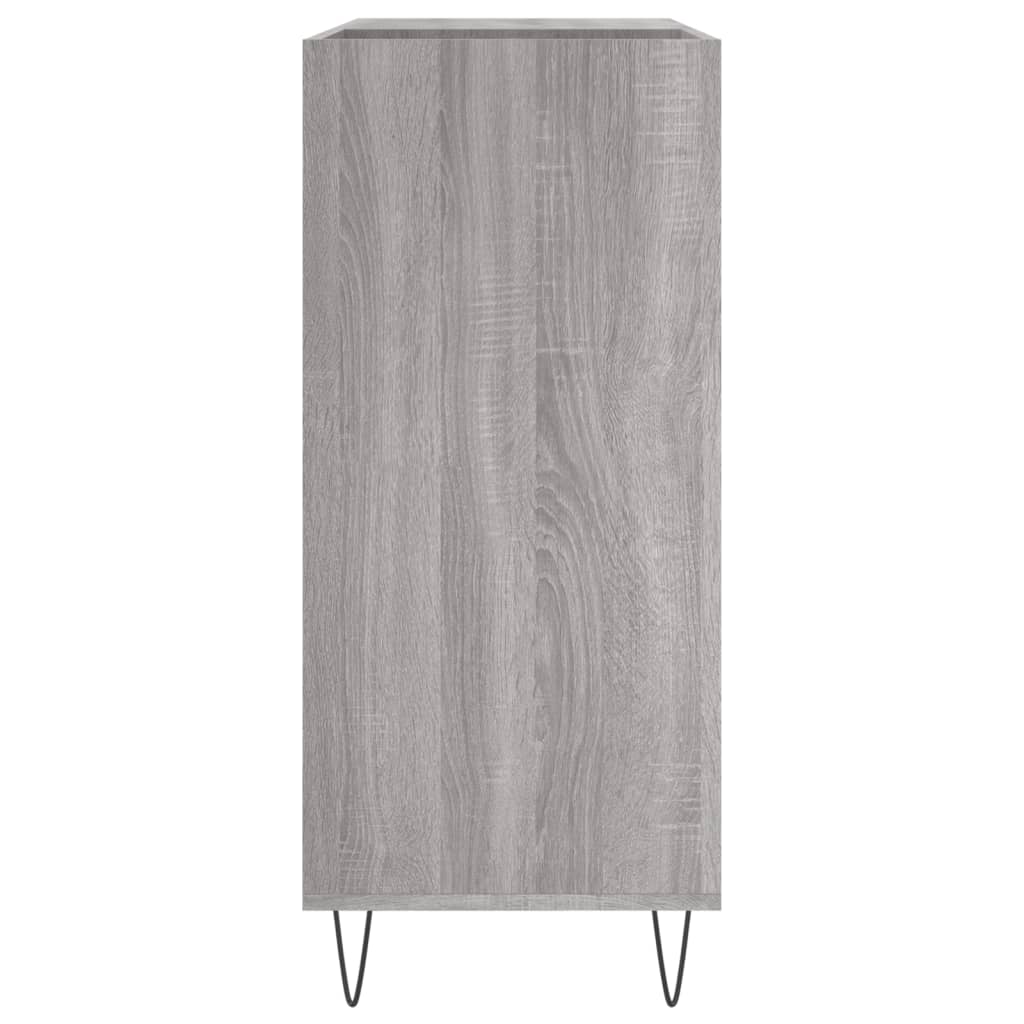 vidaXL Δισκοθήκη Γκρι Sonoma 84,5 x 38 x 89 εκ. από Επεξεργασμένο Ξύλο