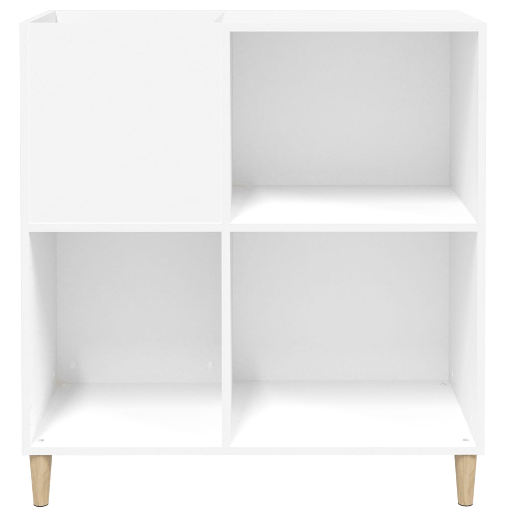 vidaXL Έπιπλο Δίσκων Λευκό 84,5 x 38 x 89 εκ. από Επεξεργασμένο Ξύλο