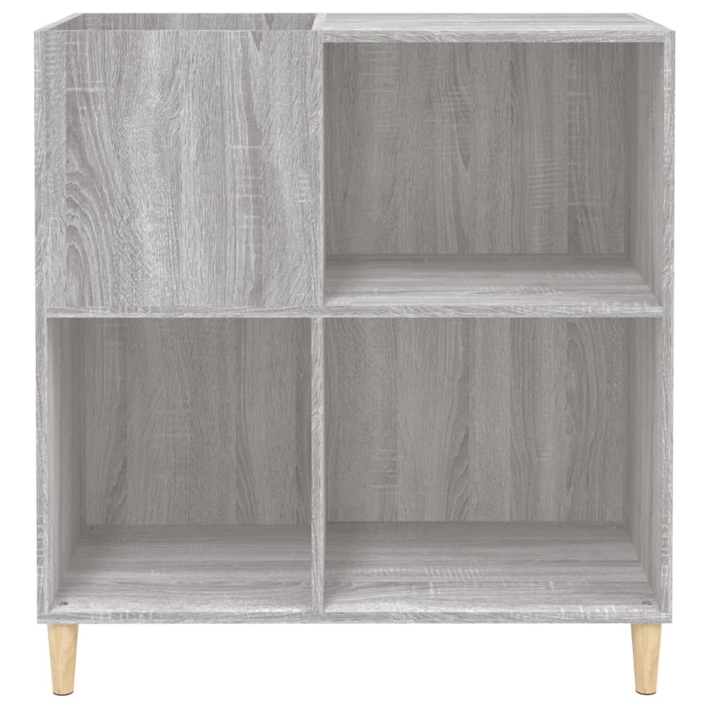 vidaXL Δισκοθήκη Γκρι Sonoma 84,5 x 38 x 89 εκ. από Επεξεργασμένο Ξύλο