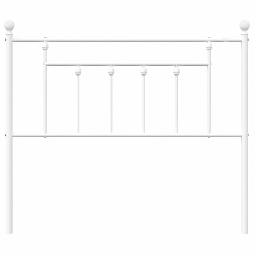 vidaXL Κεφαλάρι Λευκό 100 εκ. Μεταλλικό