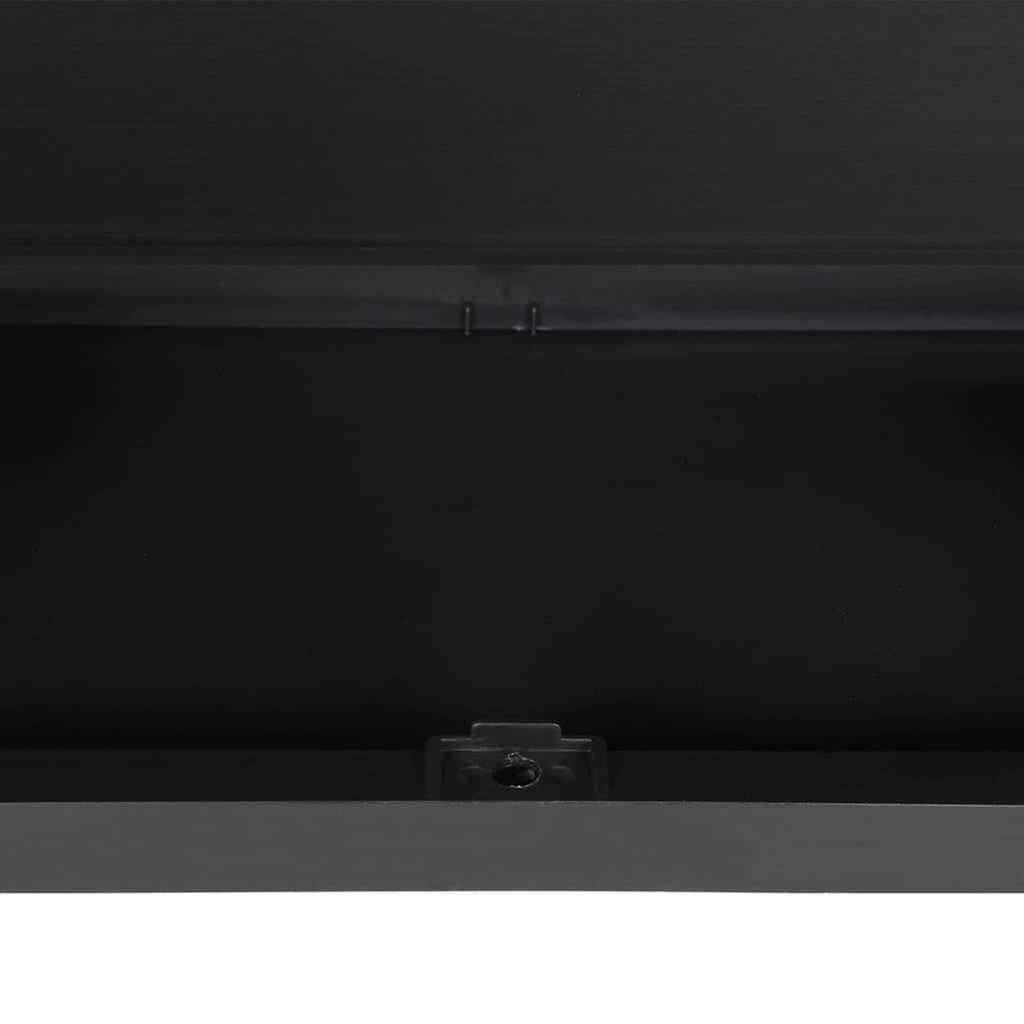 vidaXL Ντουλάπι Αποθ. Εξ. Χώρου Γκρι/Μαύρο 65x37x85 εκ. Πολυπροπυλένιο