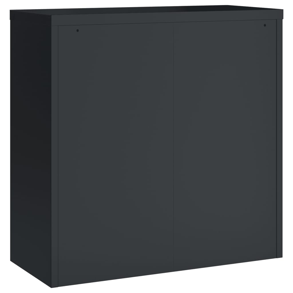 vidaXL Αρχειοθήκη Ανθρακί 90 x 40 x 90 εκ. από Ατσάλι