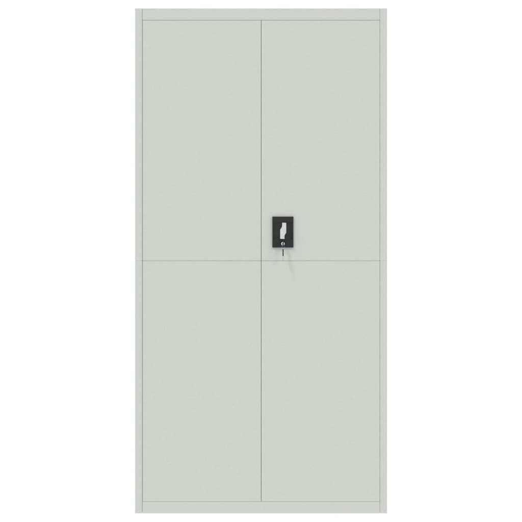 vidaXL Αρχειοθήκη Αν. Γκρι 90 x 40 x 180 εκ. Ατσάλινη