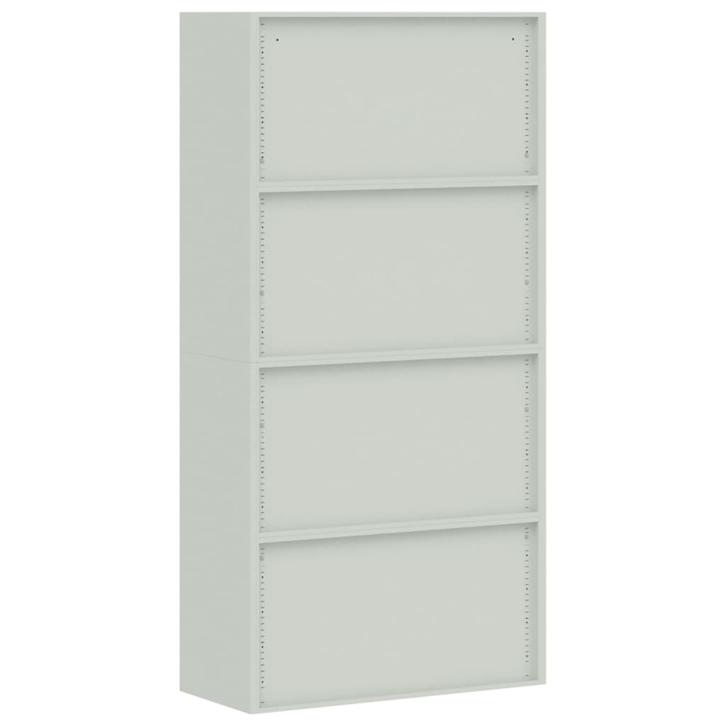 vidaXL Αρχειοθήκη Αν. Γκρι 90 x 40 x 180 εκ. Ατσάλινη