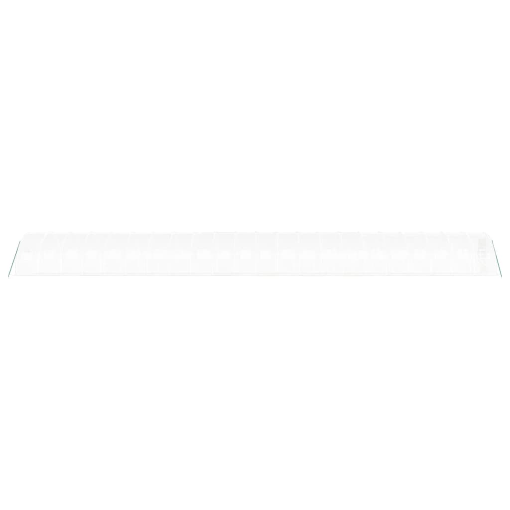 vidaXL Θερμοκήπιο Λευκό 66 μ² 22 x 3 x 2 μ. με Ατσάλινο Πλαίσιο