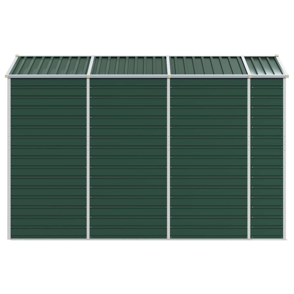 vidaXL Αποθήκη Κήπου Πράσινη 191 x 300 x 198 εκ. Γαλβανισμένο Ατσάλι