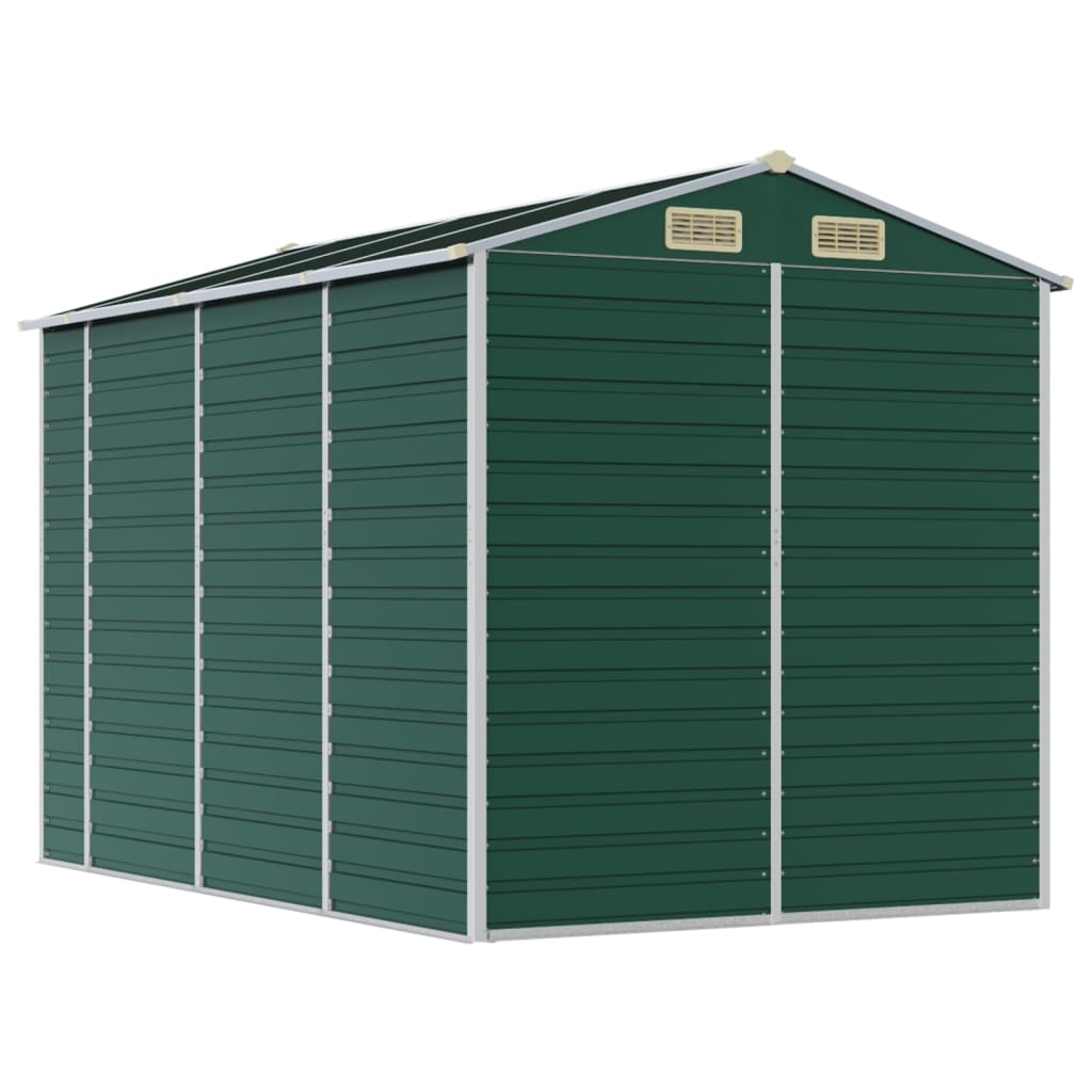 vidaXL Αποθήκη Κήπου Πράσινη 191 x 300 x 198 εκ. Γαλβανισμένο Ατσάλι