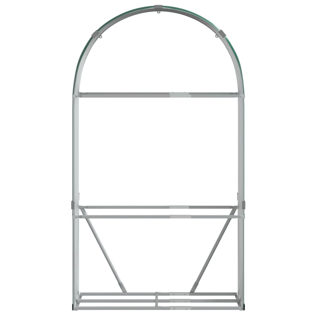 vidaXL Ξυλοθήκη Πράσινη 120 x 45 x 210 εκ. από Γαλβανισμένο Ατσάλι