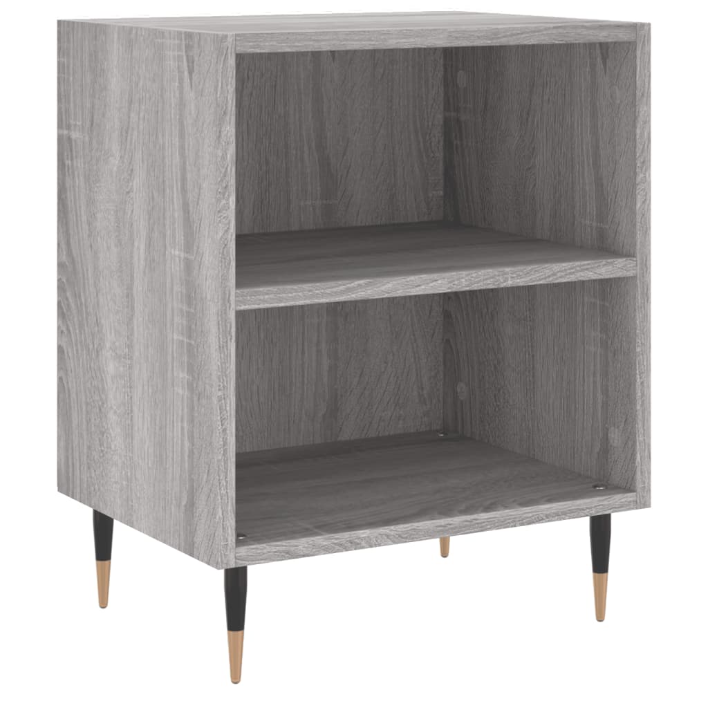 vidaXL Κομοδίνα 2 τεμ. Sonoma Γκρι 40x30x50 εκ. από Επεξεργασμένο Ξύλο