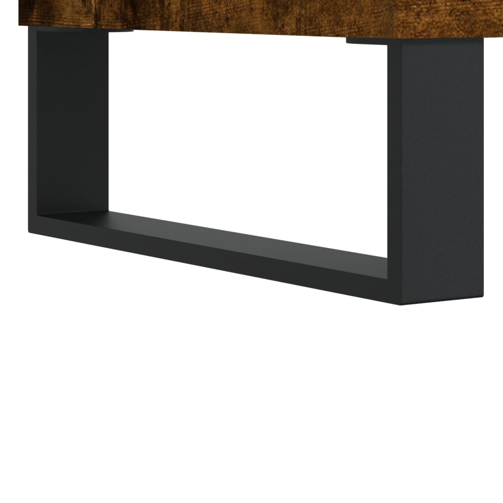 vidaXL Κομοδίνο Καπνιστή Δρυς 40x30x50 εκ. από Επεξεργασμένο Ξύλο