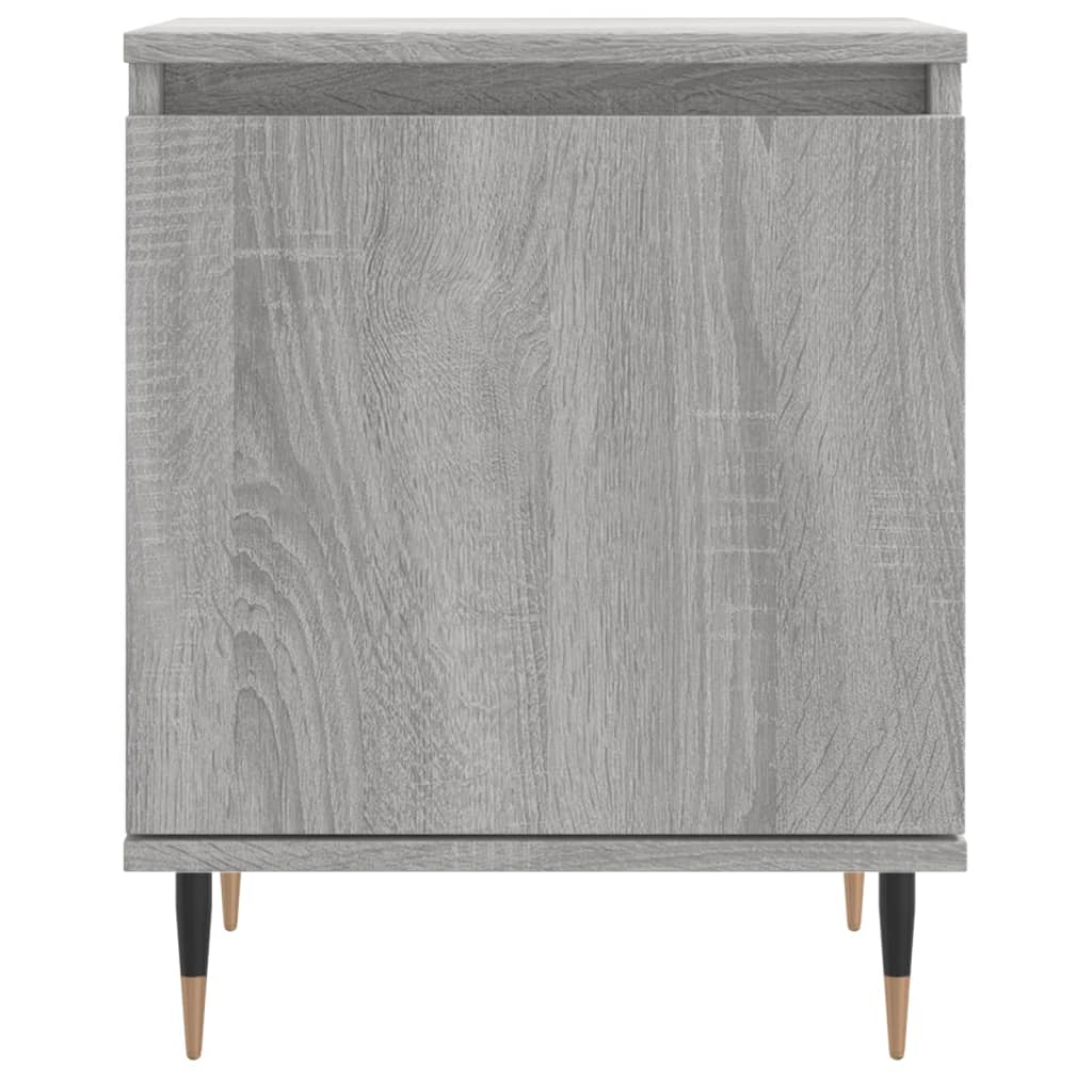 vidaXL Κομοδίνο Sonoma Γκρι 40 x 30 x 50 εκ. από Επεξεργασμένο Ξύλο