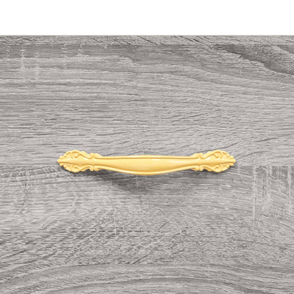 vidaXL Κομοδίνα 2 τεμ. Γκρι Sonoma 40 x 35 x 47,5 εκ. Επεξεργ. Ξύλο
