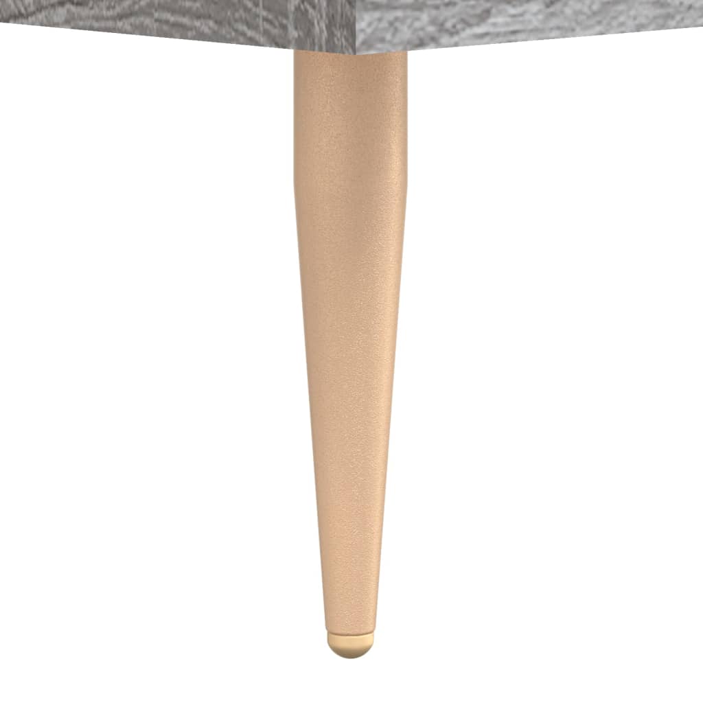 vidaXL Κομοδίνα 2 τεμ. Γκρι Sonoma 40 x 35 x 47,5 εκ. Επεξεργ. Ξύλο