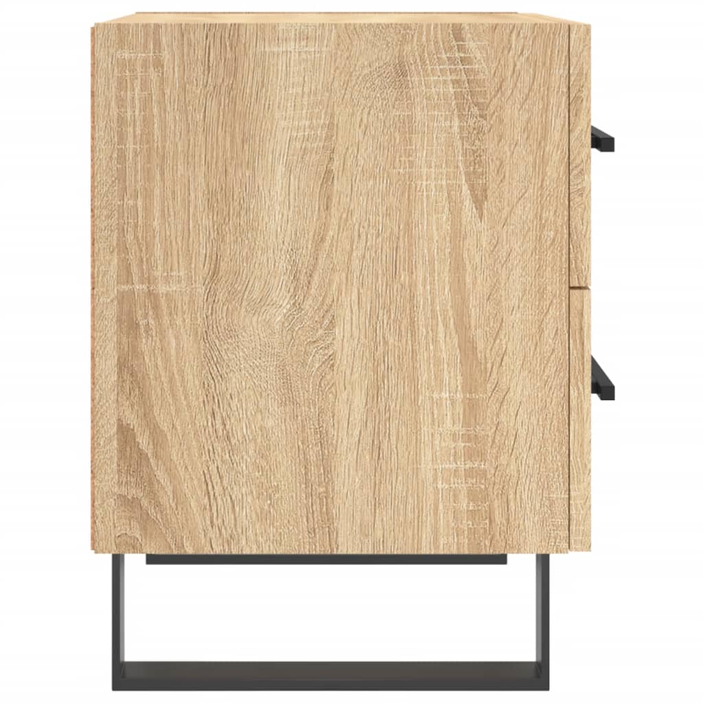 vidaXL Κομοδίνα 2 τεμ. Sonoma Δρυς 40 x 35 x 47,5 εκ. Επεξεργ. Ξύλο
