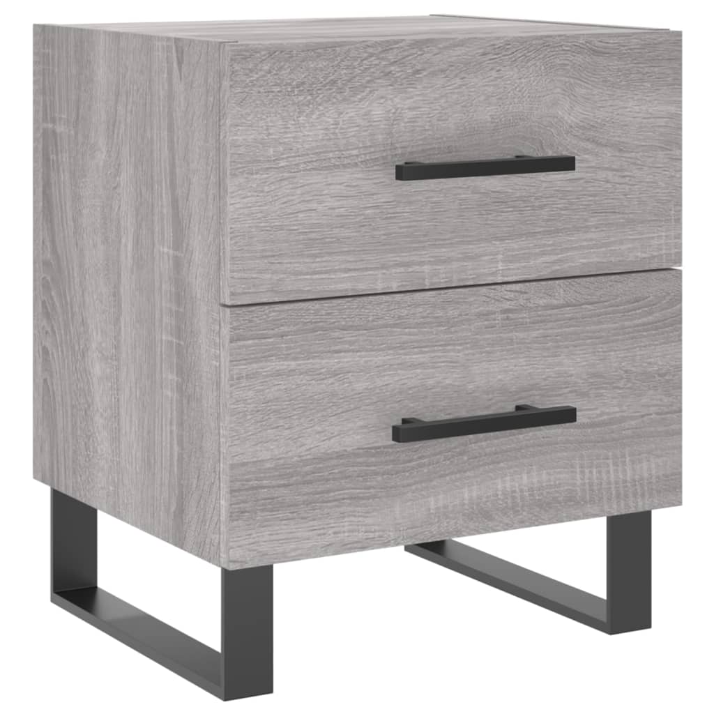 vidaXL Κομοδίνο Γκρι Sonoma 40 x 35 x 47,5 εκ. από Επεξεργασμένο Ξύλο