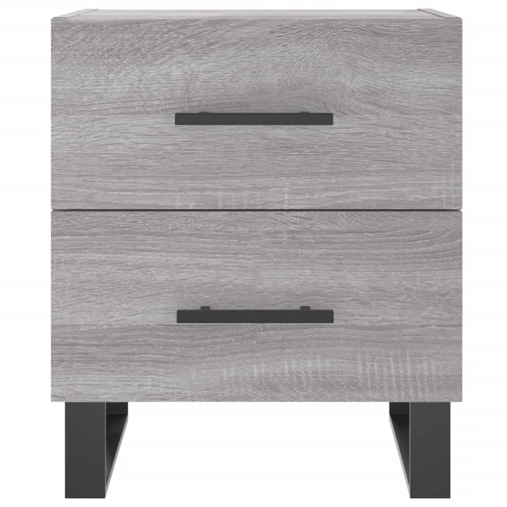 vidaXL Κομοδίνο Γκρι Sonoma 40 x 35 x 47,5 εκ. από Επεξεργασμένο Ξύλο