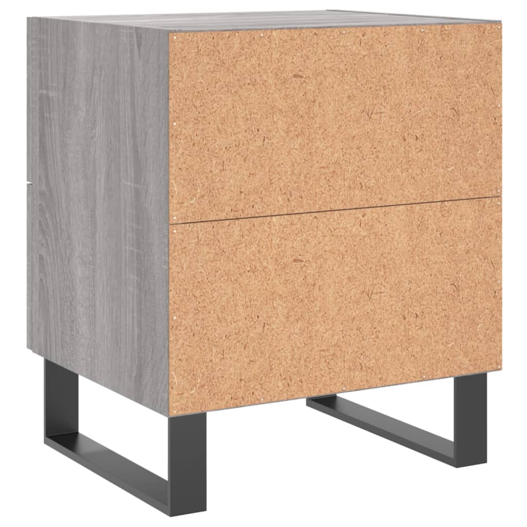 vidaXL Κομοδίνο Γκρι Sonoma 40 x 35 x 47,5 εκ. από Επεξεργασμένο Ξύλο
