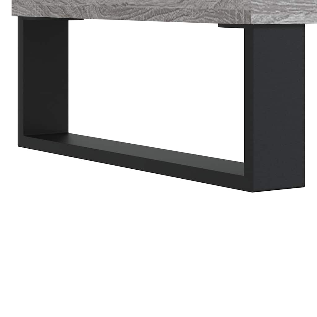 vidaXL Κομοδίνα 2 τεμ. Γκρι Sonoma 40 x 35 x 47,5 εκ. Επεξεργ. Ξύλο