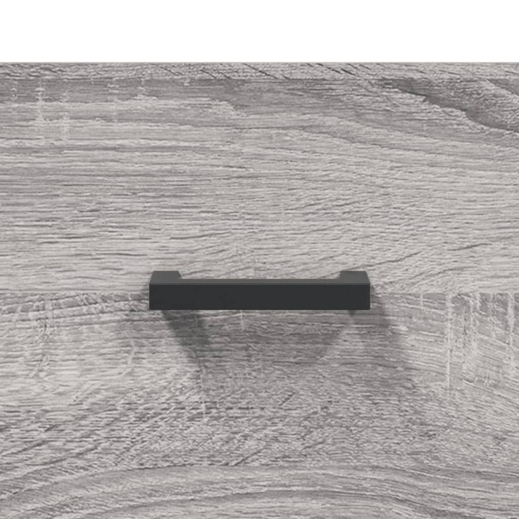 vidaXL Κομοδίνα 2 τεμ. Γκρι Sonoma 40 x 35 x 47,5 εκ. Επεξεργ. Ξύλο