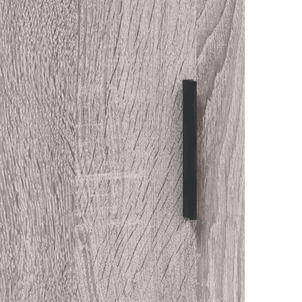 vidaXL Κομοδίνα 2 τεμ. Γκρι Sonoma 40x40x50 εκ. από Επεξεργασμένο Ξύλο