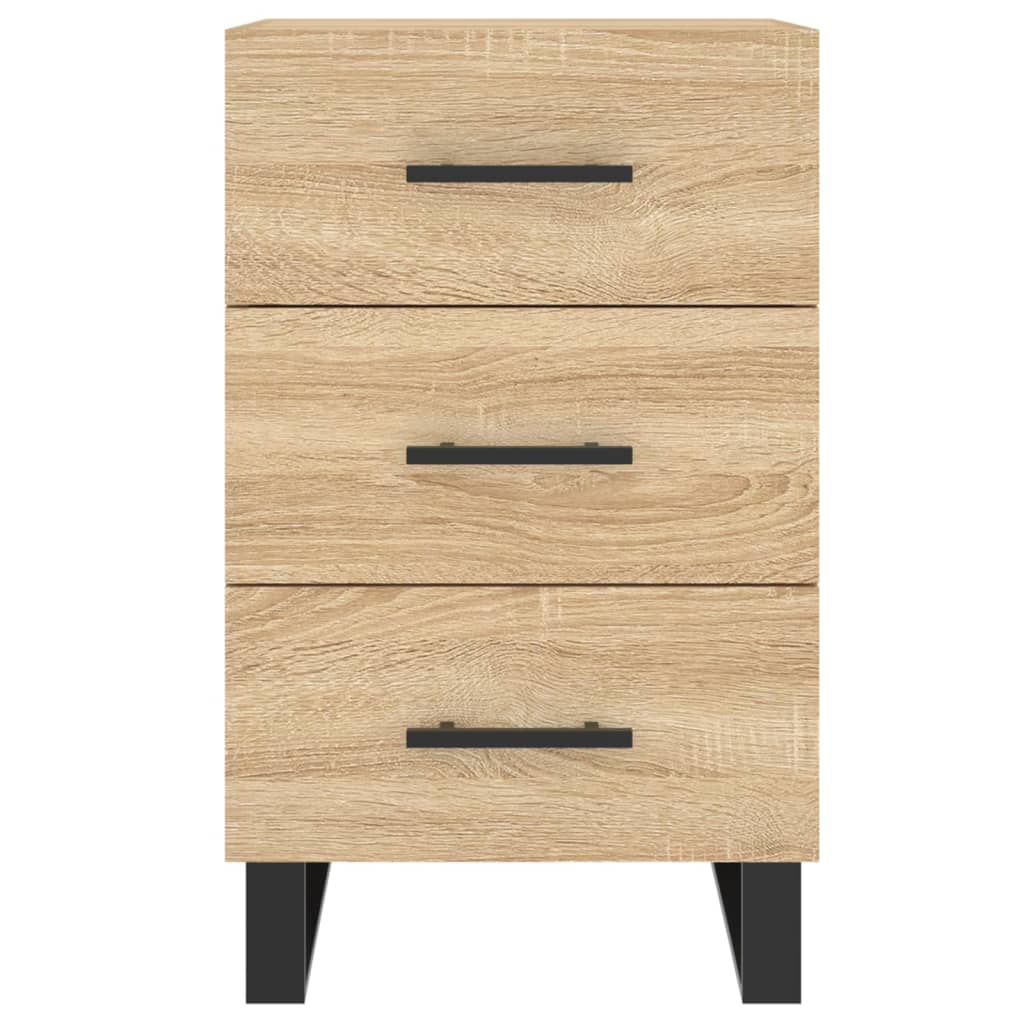 vidaXL Κομοδίνο Sonoma Δρυς 40 x 40 x 66 εκ. από Επεξεργασμένο Ξύλο