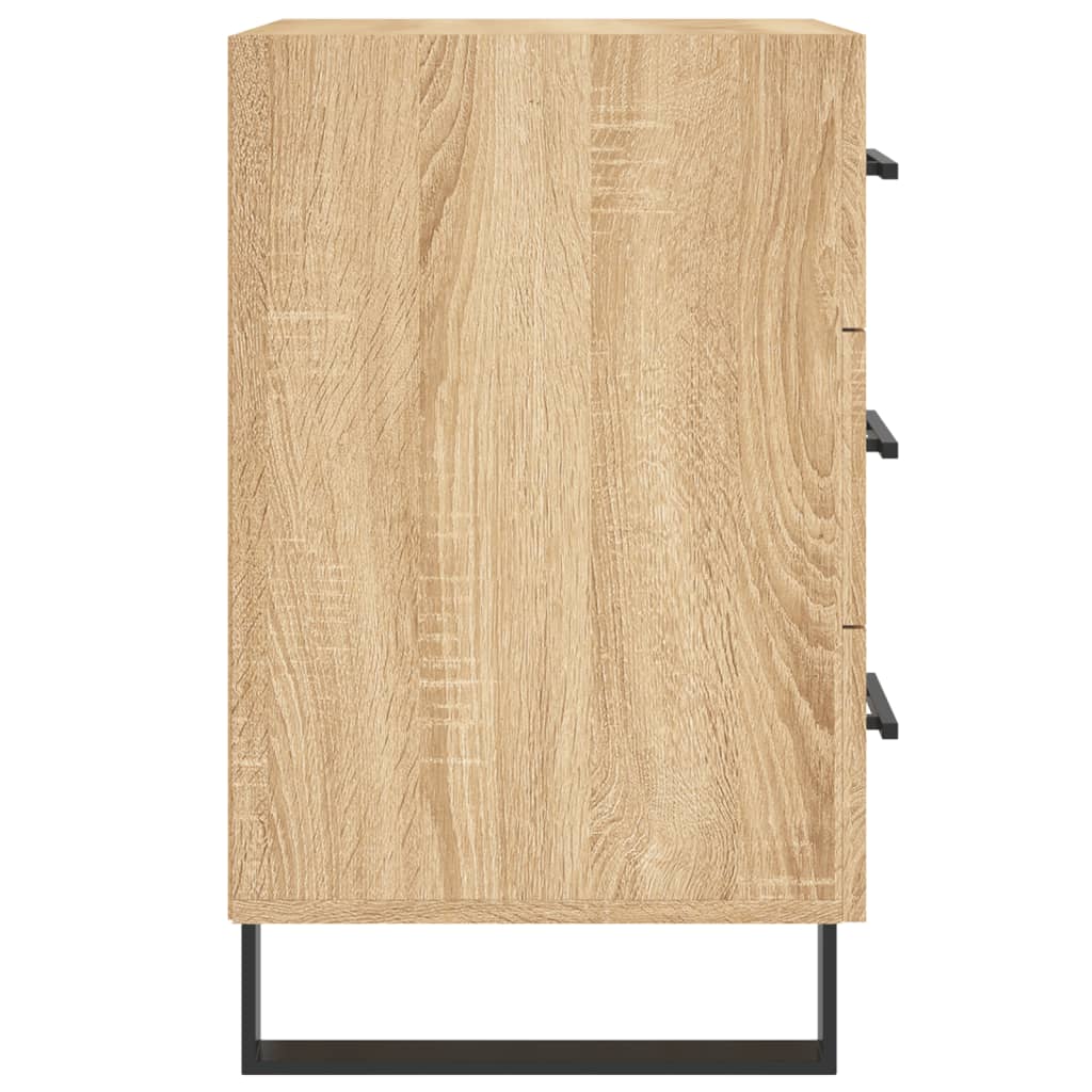 vidaXL Κομοδίνο Sonoma Δρυς 40 x 40 x 66 εκ. από Επεξεργασμένο Ξύλο