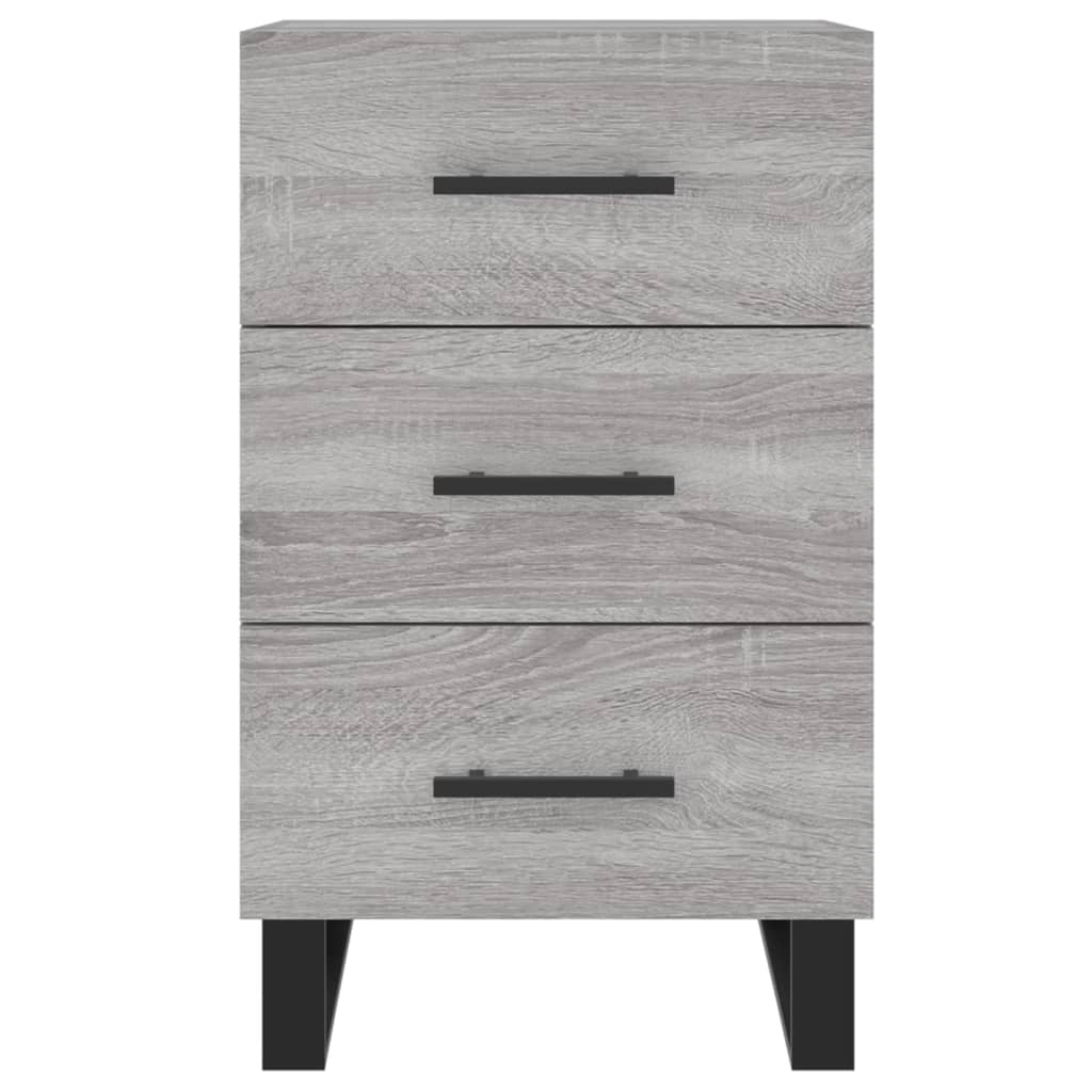 vidaXL Κομοδίνο Γκρι Sonoma 40 x 40 x 66 εκ. από Επεξεργασμένο Ξύλο