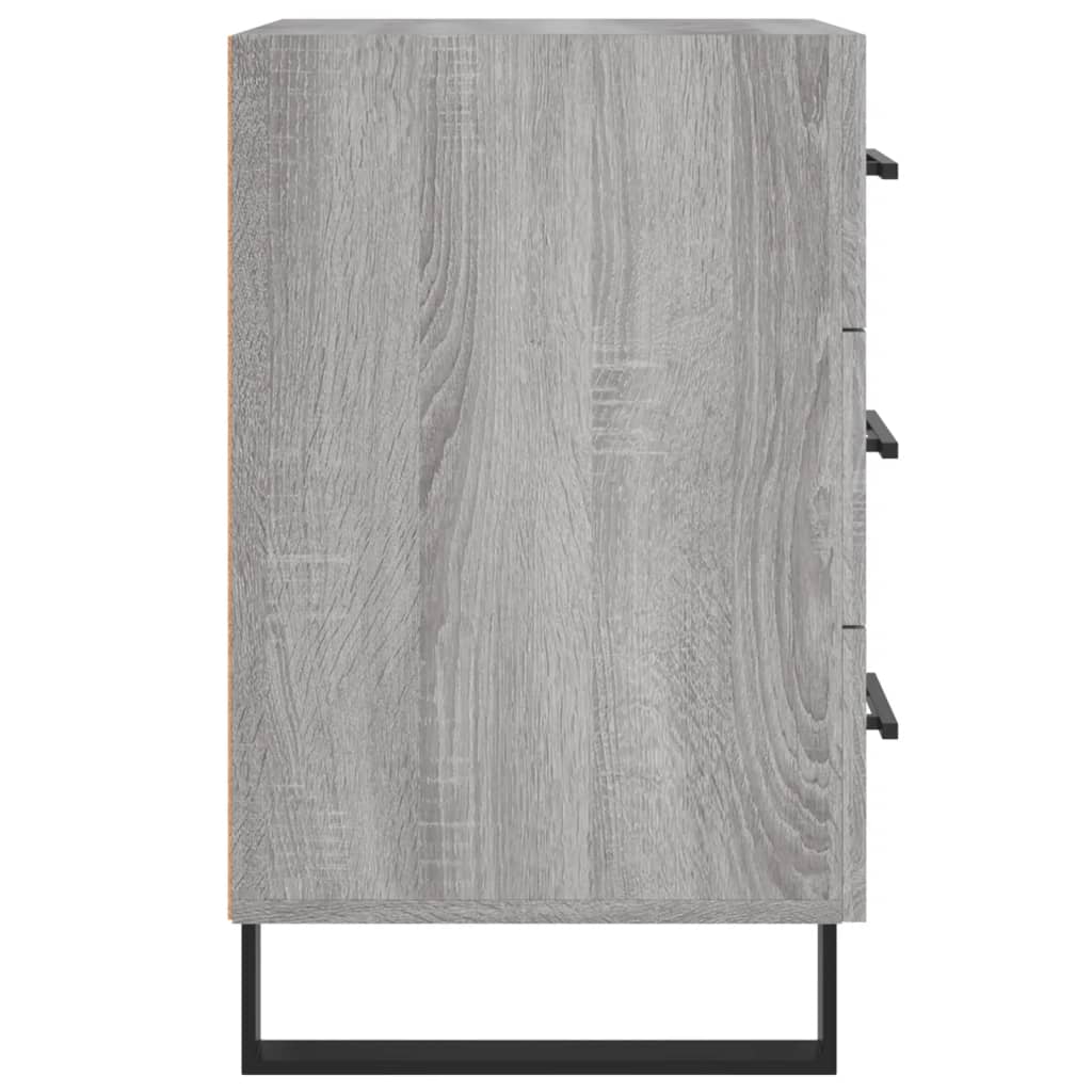 vidaXL Κομοδίνο Γκρι Sonoma 40 x 40 x 66 εκ. από Επεξεργασμένο Ξύλο