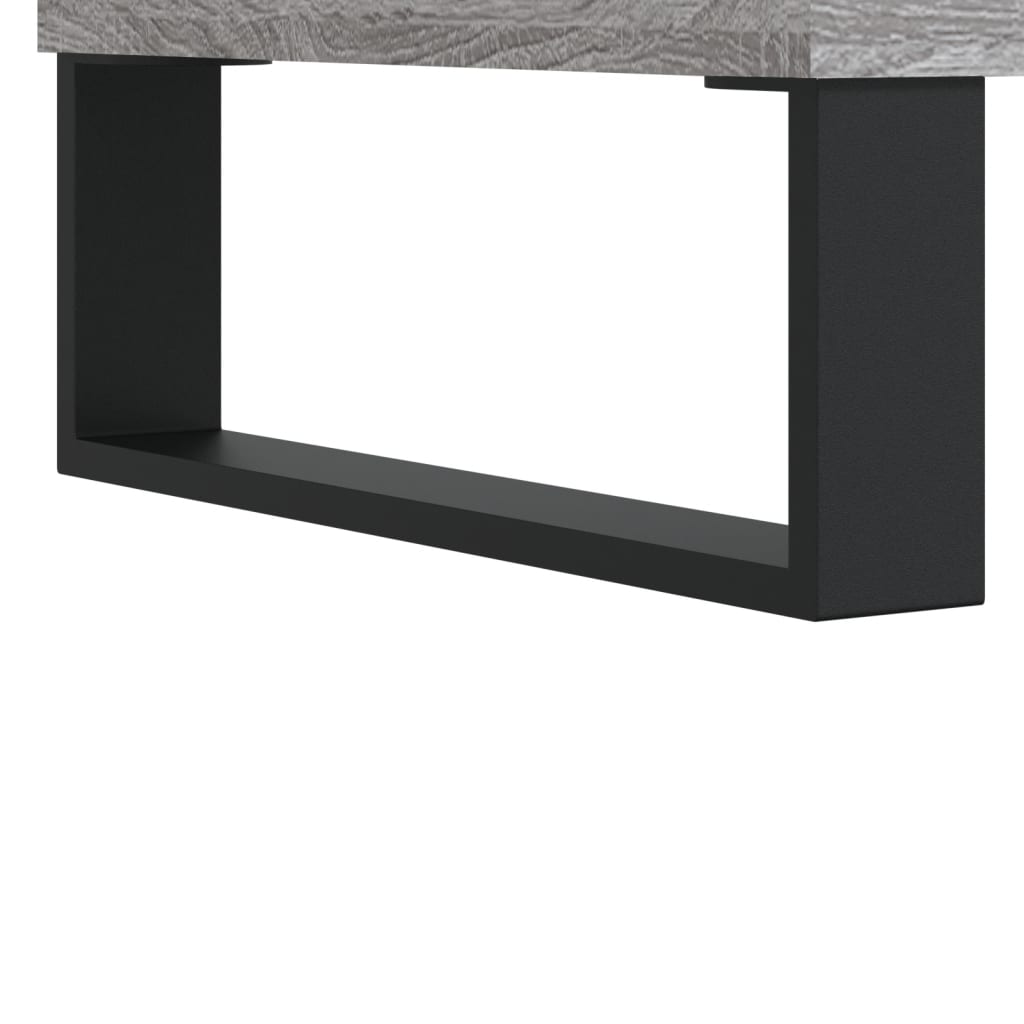 vidaXL Κομοδίνο Γκρι Sonoma 40 x 40 x 66 εκ. από Επεξεργασμένο Ξύλο