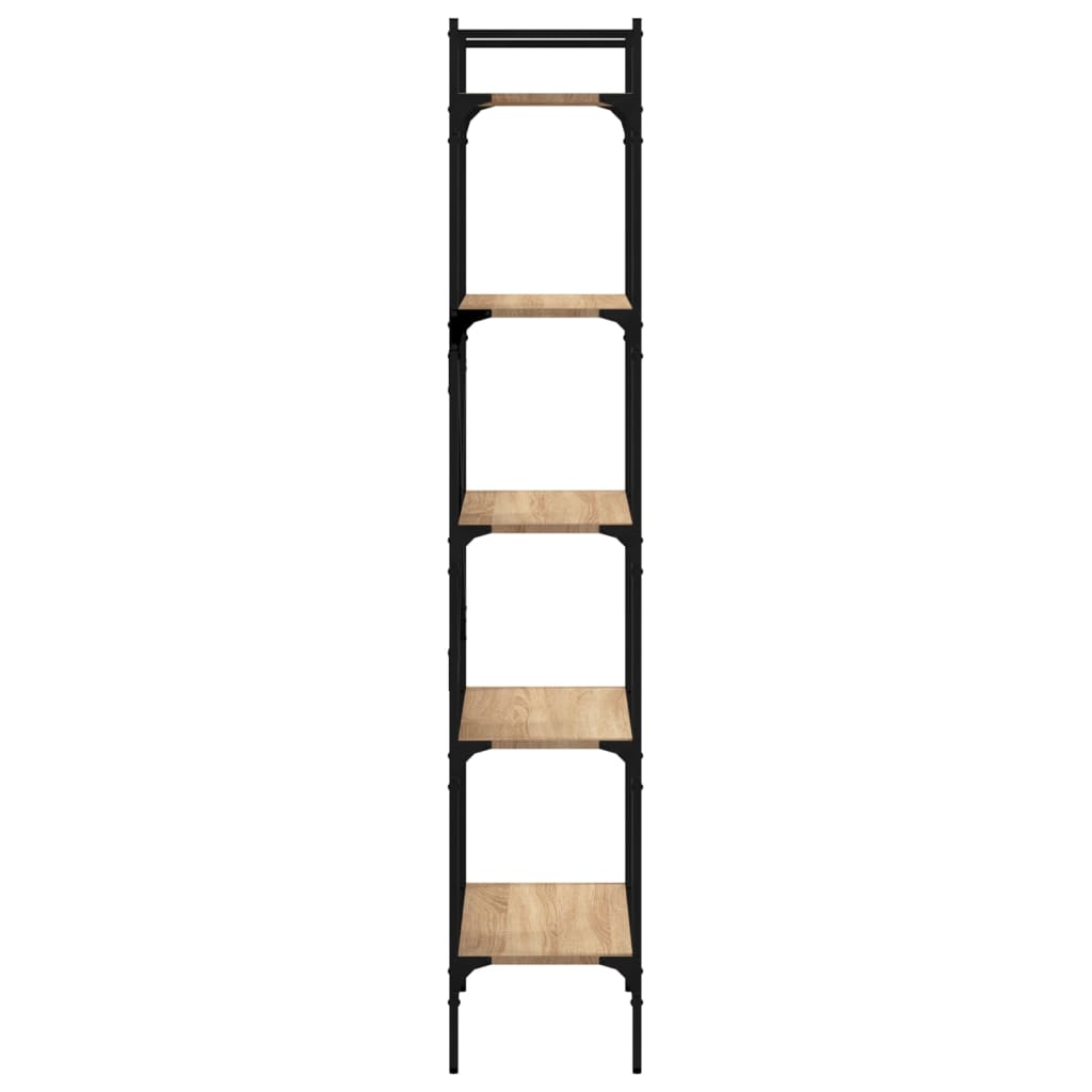 vidaXL Βιβλιοθήκη 5 Επιπέδων Sonoma Δρυς 56x31,5x174 εκ. Επεξ. Ξύλο