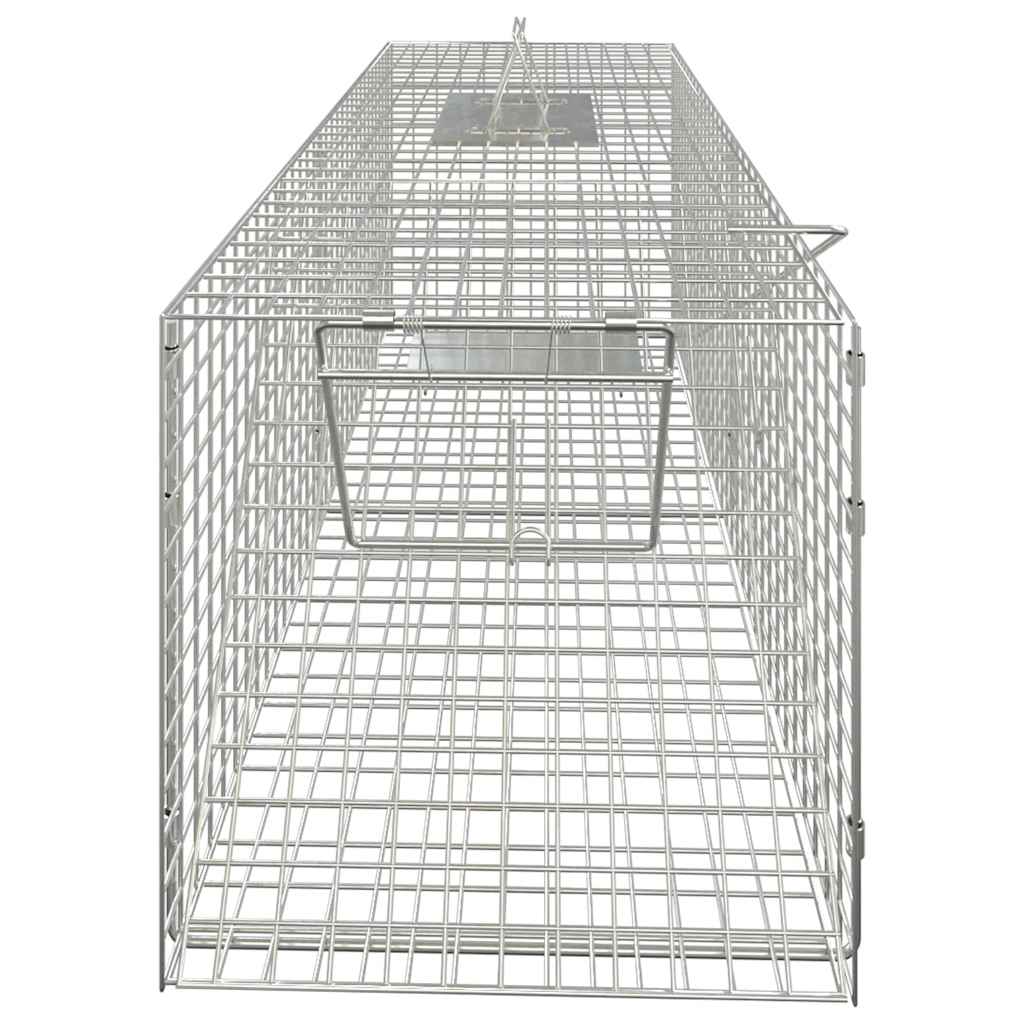 vidaXL Παγίδα Ζώων 64,5 x 25 x 26,5 εκ. από Γαλβανισμένο Χάλυβα