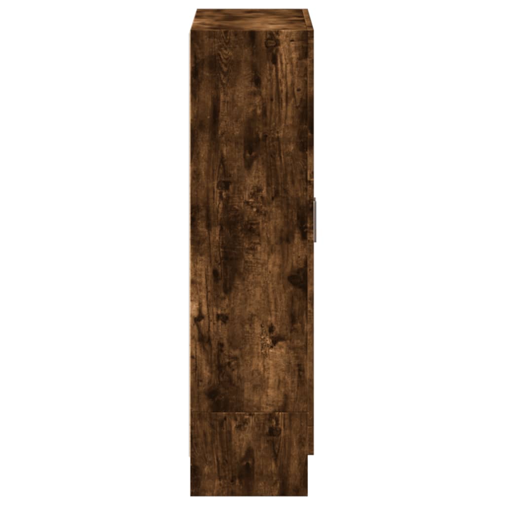 vidaXL Βιβλιοθήκη Καπνιστή Δρυς 82,5x30,5x115 εκ. Επεξεργασμένο Ξύλο
