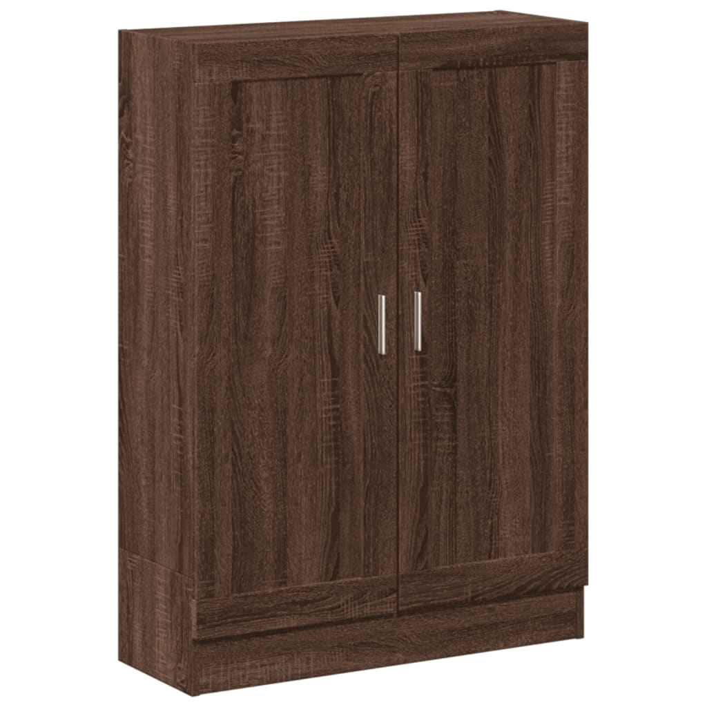 vidaXL Βιβλιοθήκη Καφέ Δρυς 82,5x30,5x115 εκ. Επεξεργασμένο Ξύλο