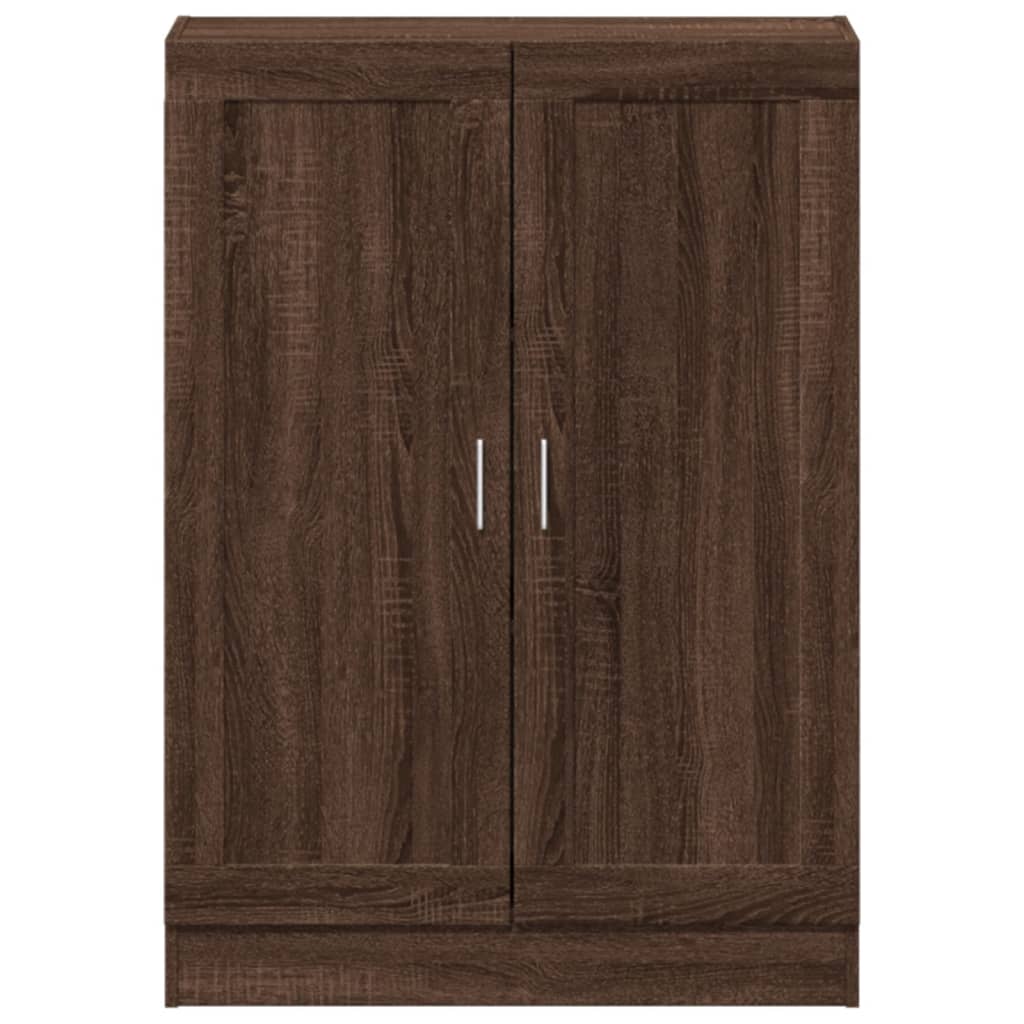 vidaXL Βιβλιοθήκη Καφέ Δρυς 82,5x30,5x115 εκ. Επεξεργασμένο Ξύλο